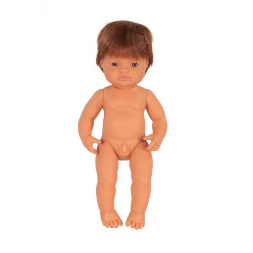 38cm Miniland doll- Caucasian Boy, Red head