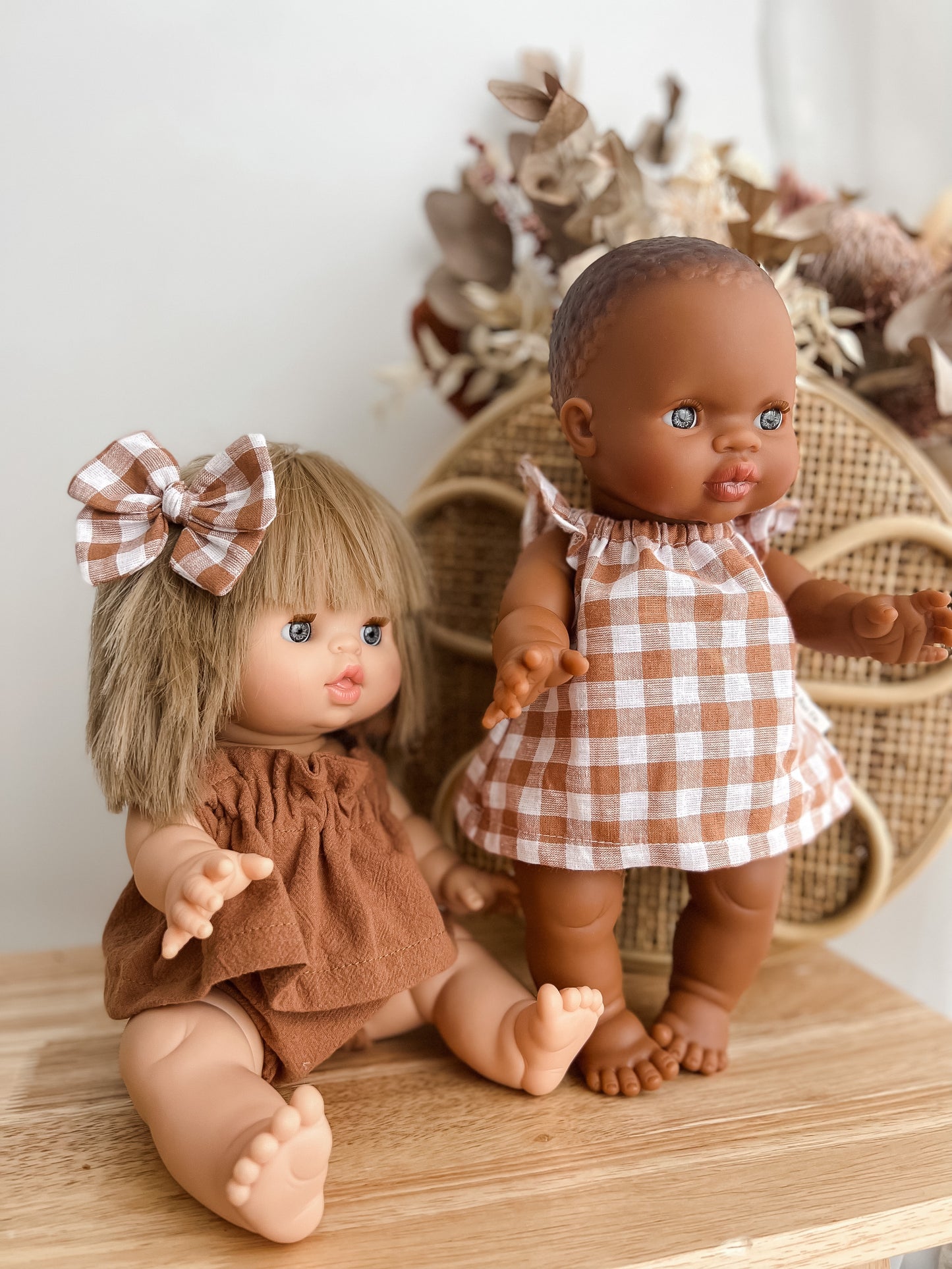 34/38cm | EARTH Doll’s two piece set- Clay