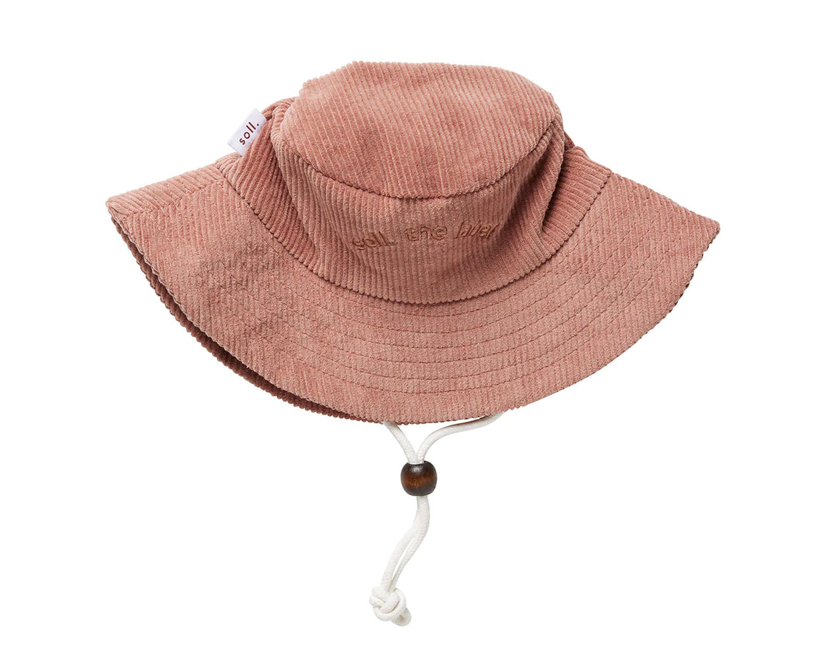 SOLL the label corduroy bucket hat- Blush