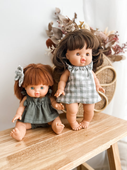 34/38cm | EARTH Doll’s two piece set- Forest