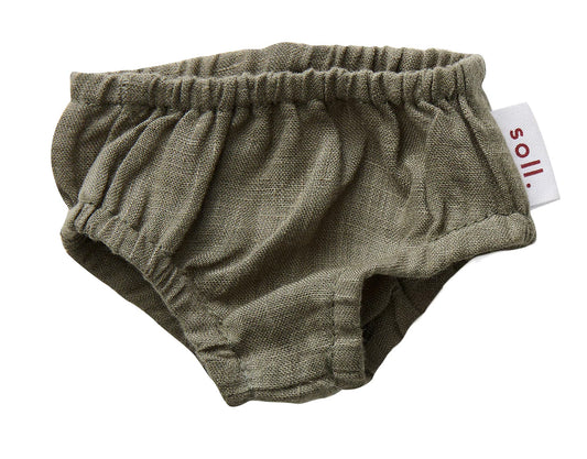 SOLL the label dolly linen bloomers-Khaki