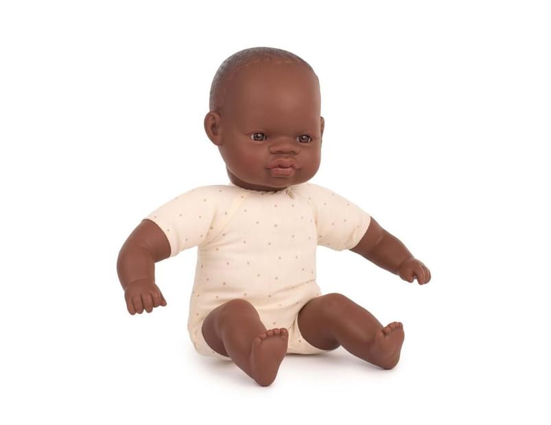 32cm Miniland doll | African soft bodied baby