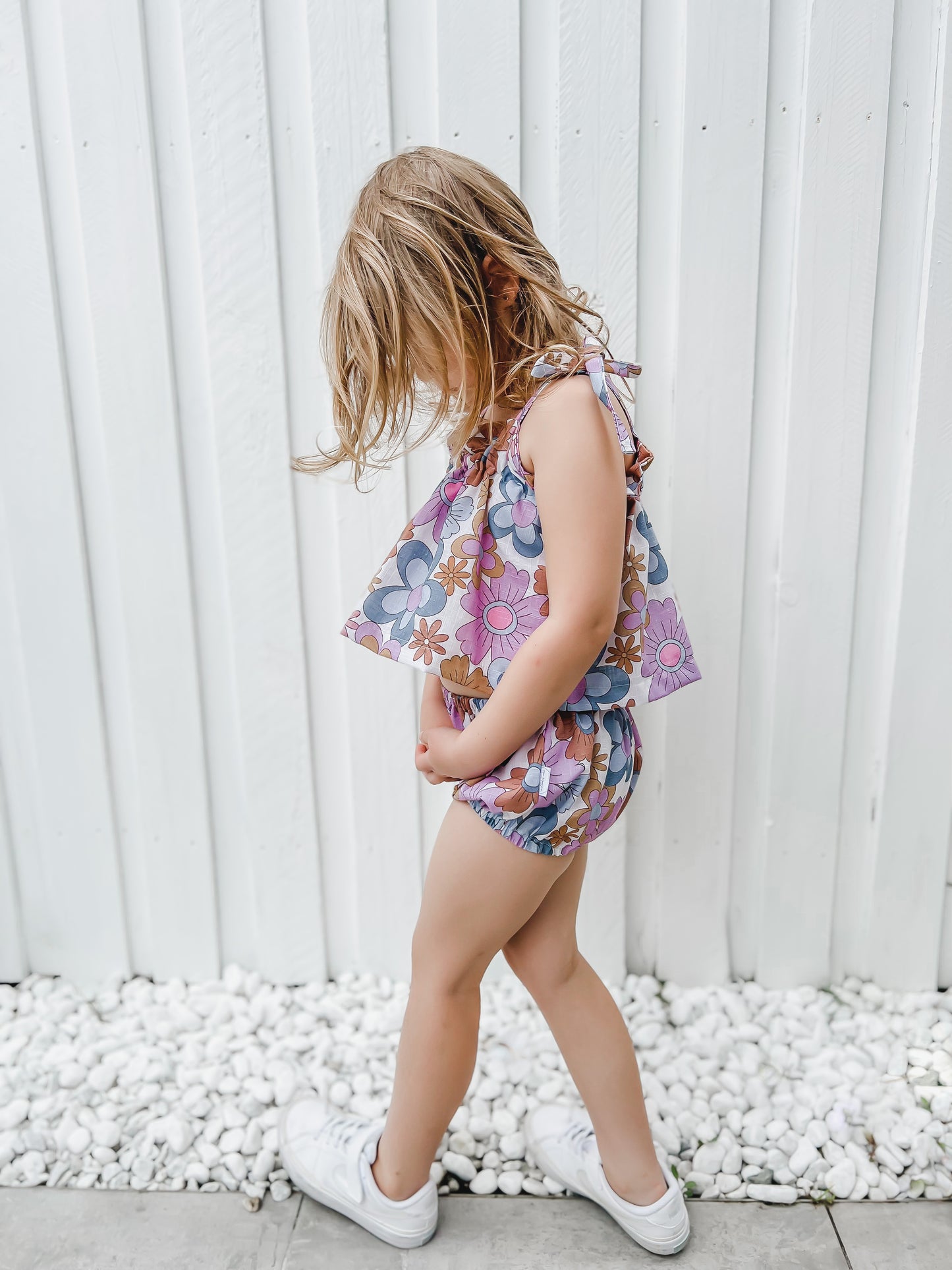 Girl’s two piece set- Lilac Florals