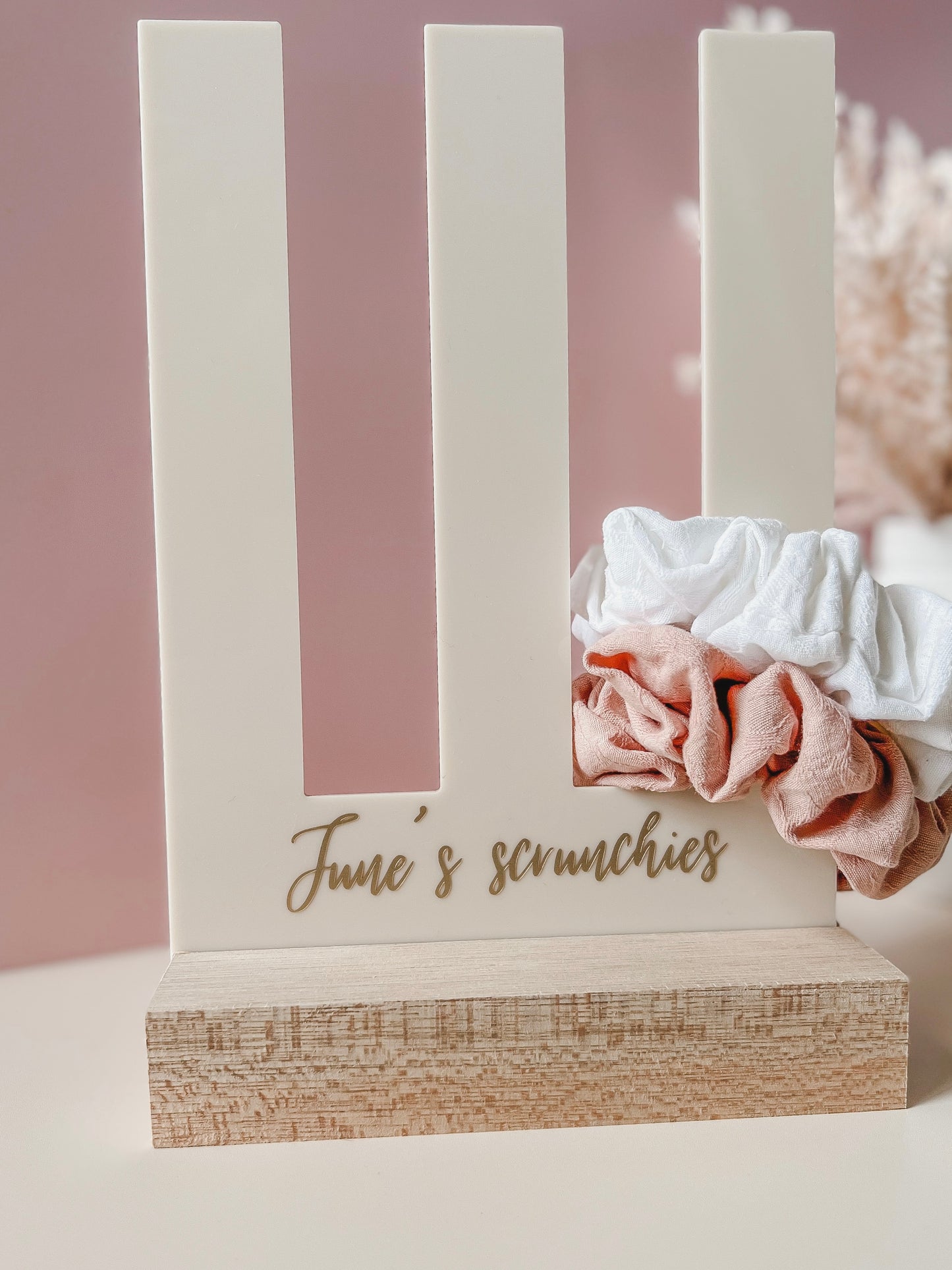 Personalised Scrunchie stand