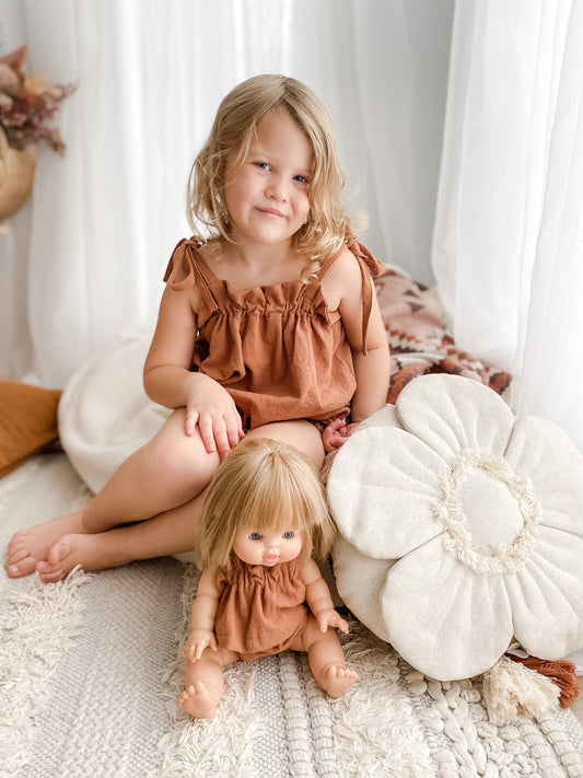 EARTH Girl’s two piece set- Clay